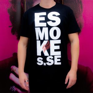Svart t-shirt från eSmokes