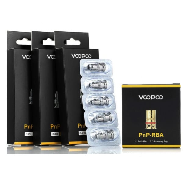 PnP Coils (5-pack) & RBA (1-pack) från VooPoo