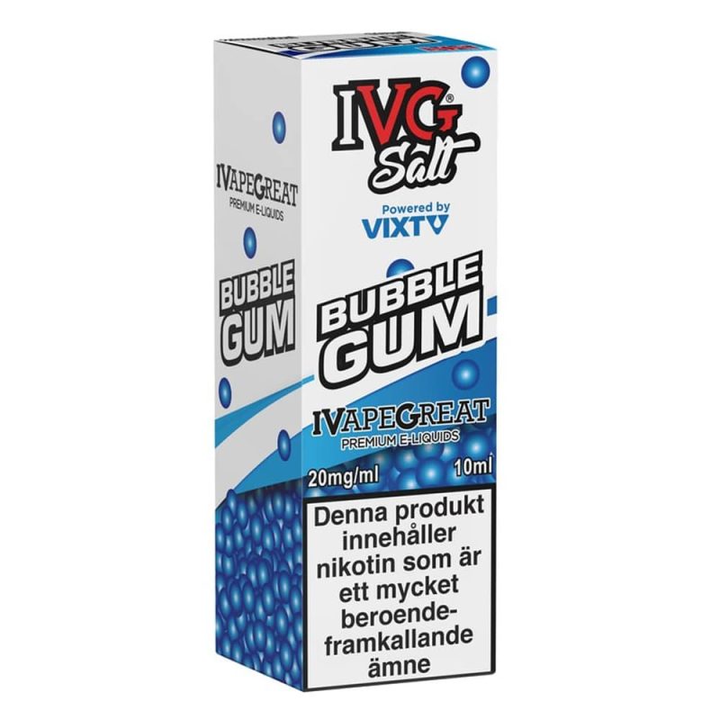 Bubblegum från I VG (10ml, 20mg, Nikotinsalt)