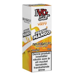 Fresh Mango från I VG (10ml, 20mg, Nikotinsalt)