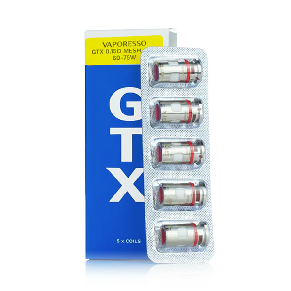GTX Mesh Coils från Vaporesso (5-pack) 0.15ohm