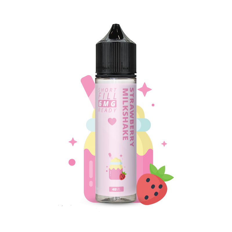 Strawberry Milkshake från eSmokes Juice (40ml Shortfill)