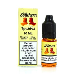 lunchbox simply southern 10ml ejuice med nikotin