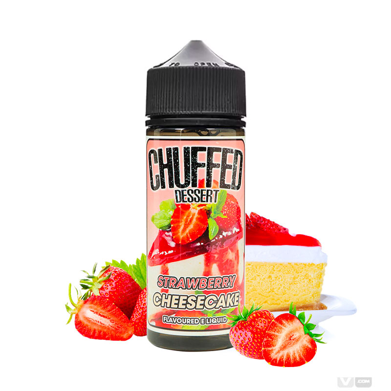 Strawberry Cheesecake från Chuffed E-Liquid (100ml, Shortfill)