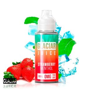 Strawberry Menthol från Glaciar Juice (100ml, Shortfill)