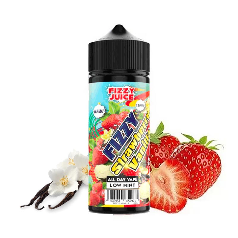 Strawberry Vanilla från Fizzy (100ml, Shortfill)