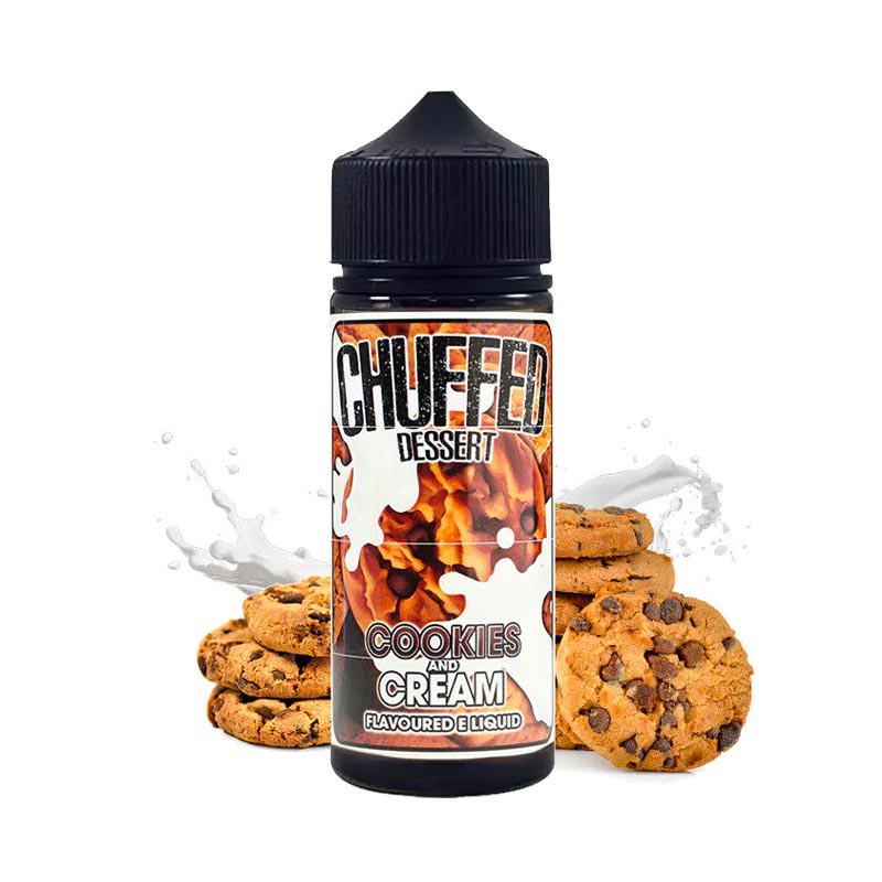 Cookies & Cream från Chuffed E-Liquid (100ml, Shortfill)