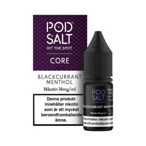 Blackcurrant Menthol från Pod Salt (10ml, 14mg, Nikotinsalt)
