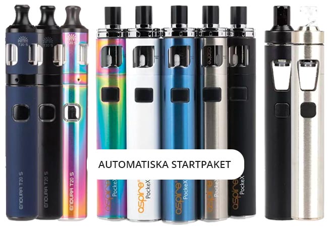 köp enkla automatiska e-cigaretter lämpliga för nybörjare