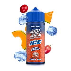 Grape & Melon On Ice från Just Juice (100ml, Shortfill)