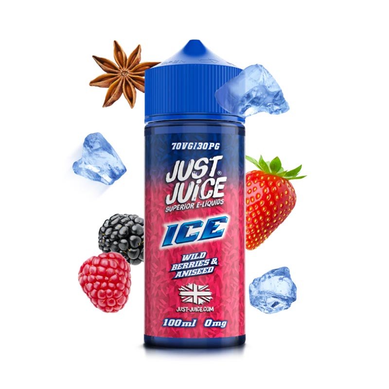 Wild Berries & Aniseed On Ice från Just Juice (100ml, Shortfill)