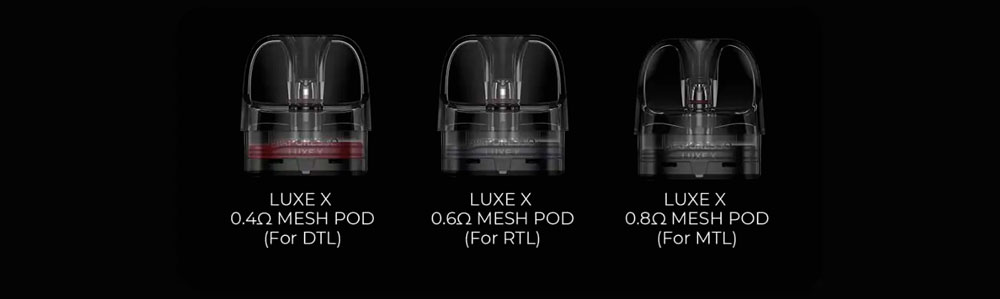 Luxe X pods (med inbyggd coil)
