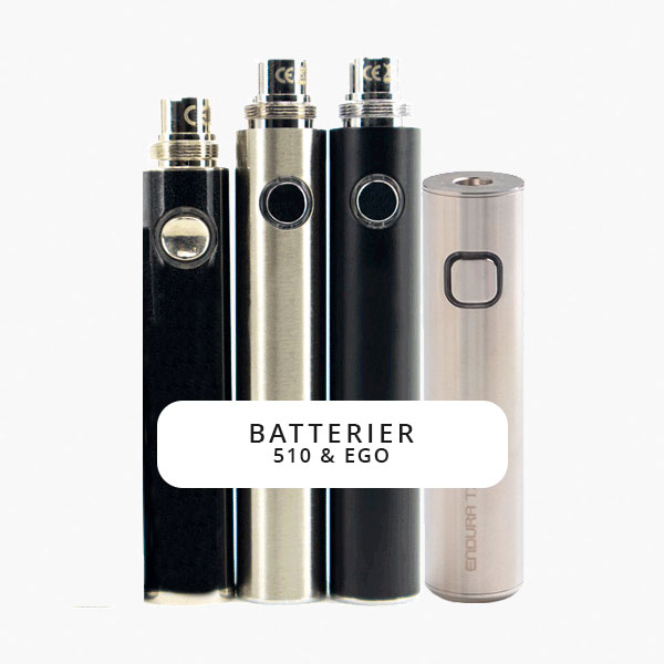 510 & eGo-batterier till e-cigaretter