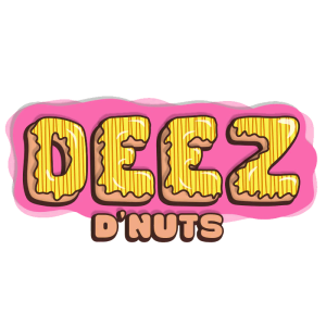 Deez D'Nuts logo gul
