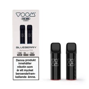 Blueberry Mesh Pod till Voom Pod Mod (2ml, 20mg, Nikotinsalt, 2-pack)