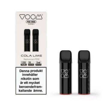 Cola Lime Mesh Pod till Voom Pod Mod (2ml, 20mg, Nikotinsalt, 2-pack)