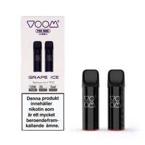 Grape Ice Mesh Pod till Voom Pod Mod (2ml, 20mg, Nikotinsalt, 2-pack)