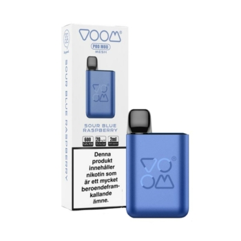 Sour Blue Raspberry Pod Mod Kit + 20mg pod från Voom (2ml, 20mg, 500mAh)