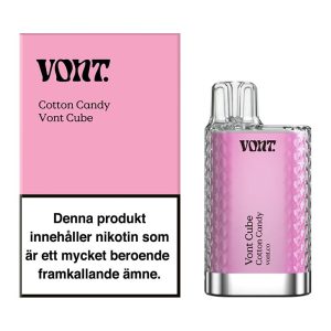 Cotton Candy från Vont Cube (2ml, 20mg, Engångsvape)