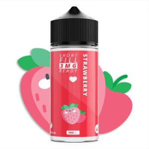 Strawberry från eSmokes Juice 100ml shortfill nikotinfri